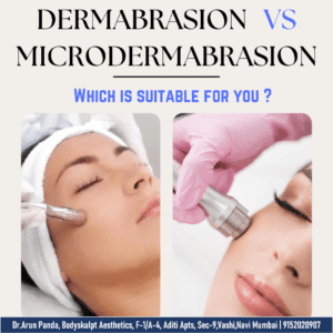 Read more about the article Dermabrasion vs Microdermabrasion? Explained by Dr. Arun Panda